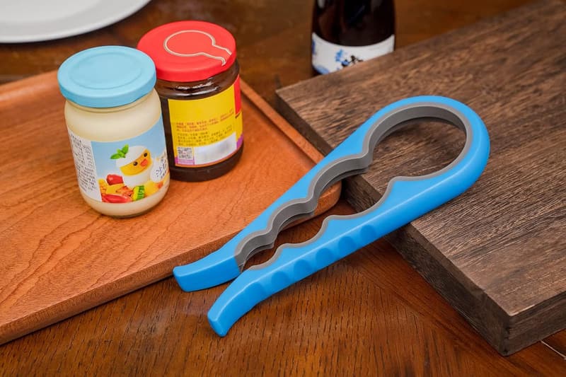 Anti-Skid Jar Opener for Seniors and Small Hands - Blue