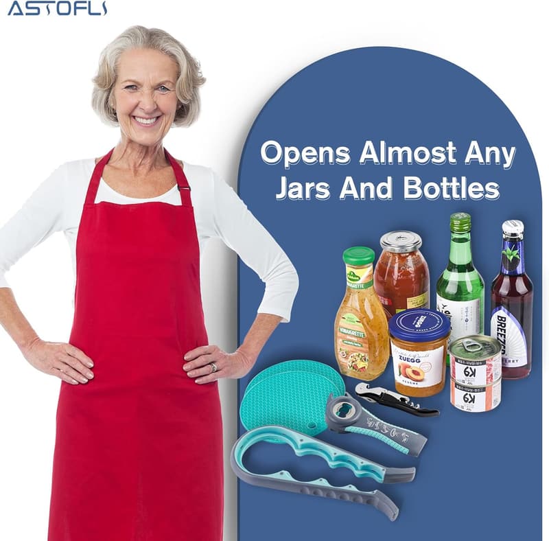 Silicone Jar Opener Gripper for Seniors with Arthritis