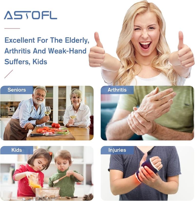 Silicone Jar Opener Gripper for Seniors with Arthritis