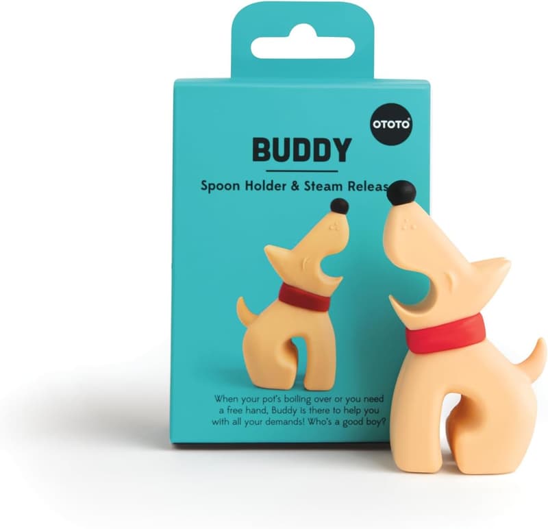 OTOTO Funny Spoon Holder - Unique Kitchen Spoon Rest