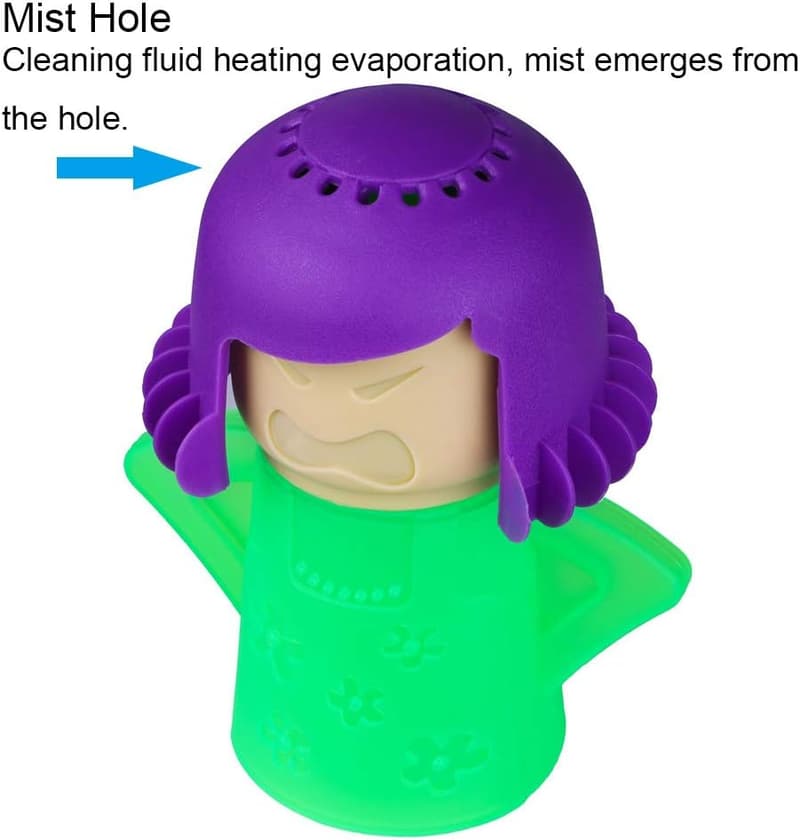 Microwave Steam Cleaner – Angry Mama with Vinegar & Water