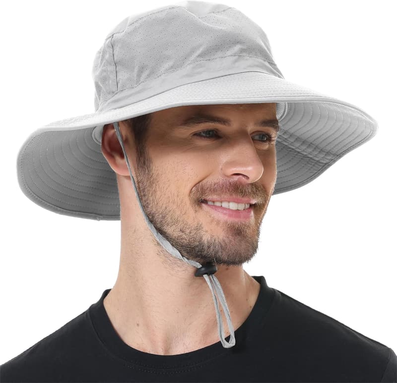 Cooling UPF 50+ Boonie Hat for Men and Women – Wide Brim UV Protection