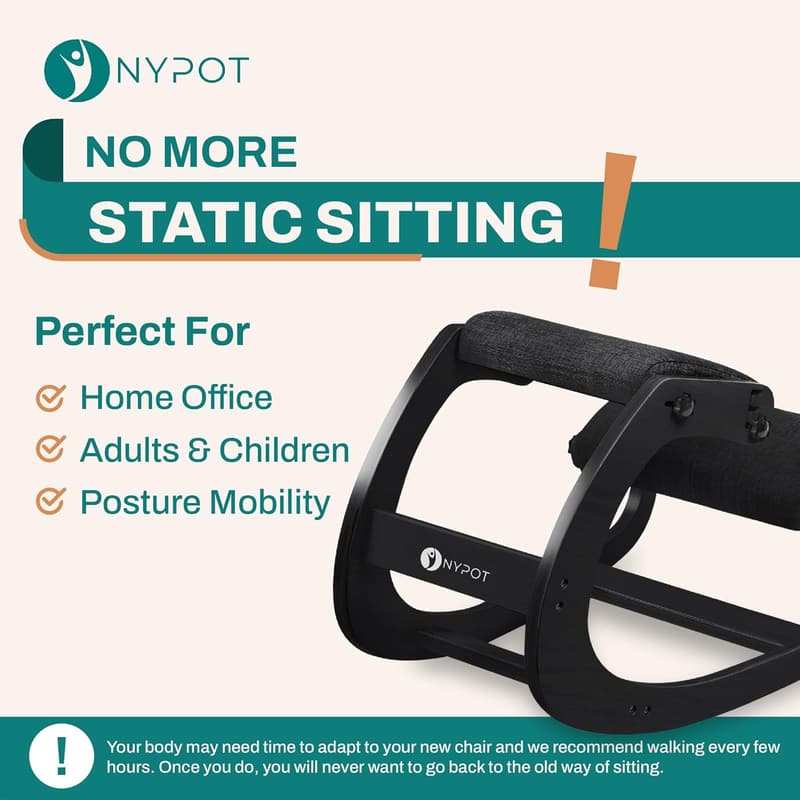 Ergonomic Kneeling Chair for Posture Correction and Back Pain Relief
