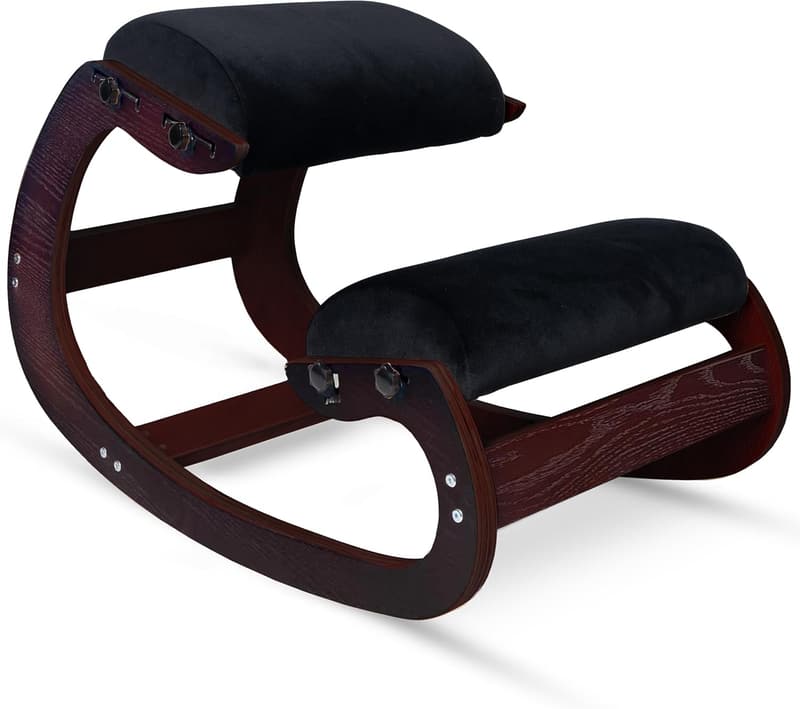 Ergonomic Kneeling Chair with Adjustable Natural Latex Foam