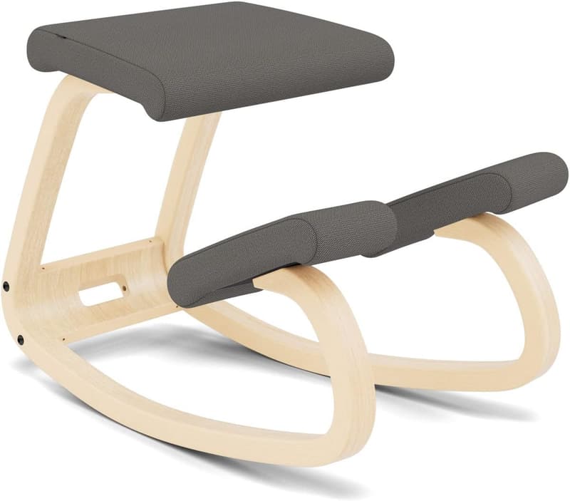 Variable Balans Original Kneeling Chair by Peter Opsvik - Dark Grey Fabric
