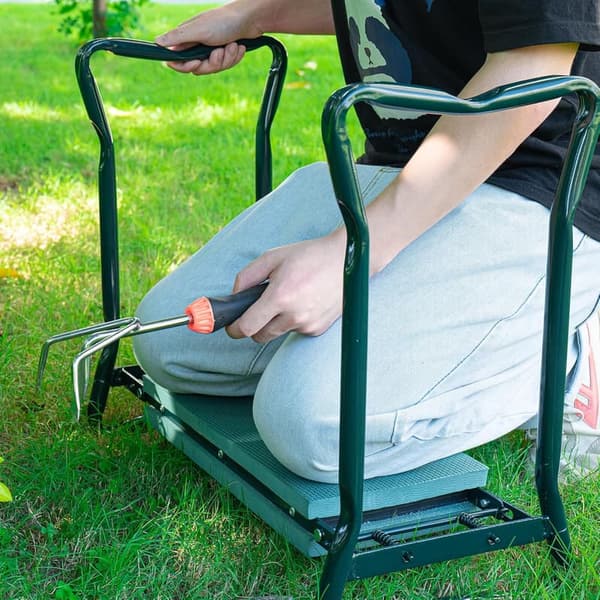 Foldable Garden Kneeler & Seat - Heavy Duty Gardening Gift for Seniors