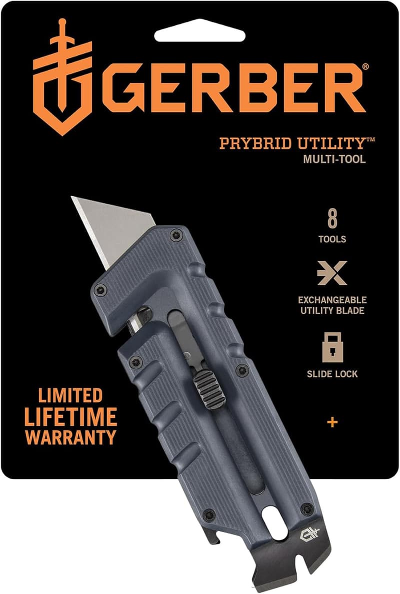 Heavy-Duty Retractable Blade Utility Knife - Multi-Tool EDC Gear