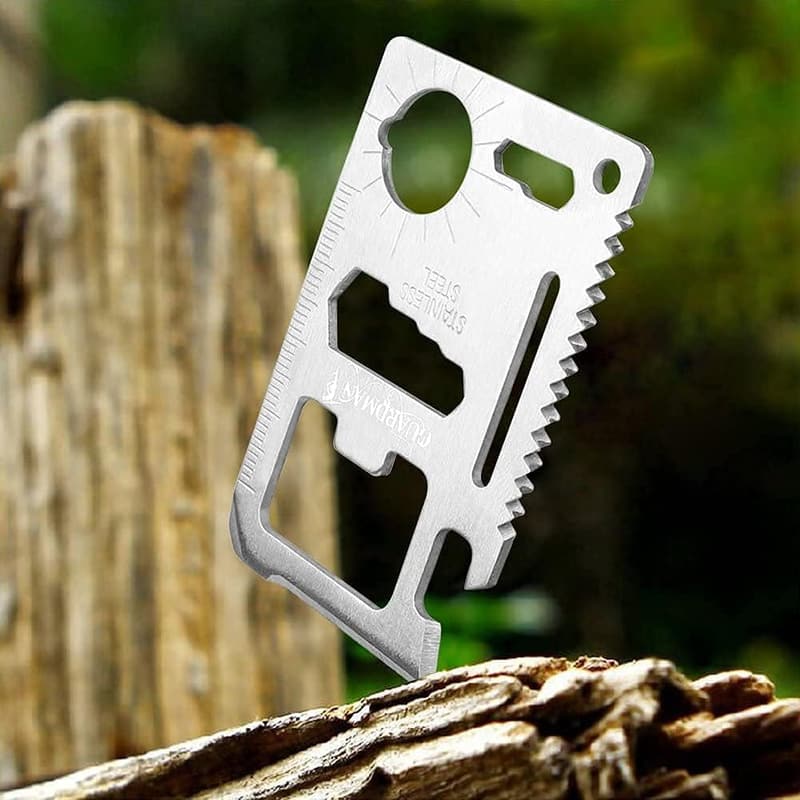 Father's Day 11-in-1 Credit Card Multitool Gift for Dad