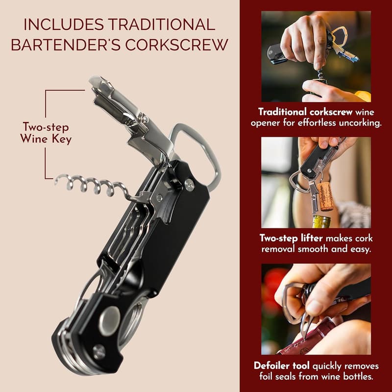 All-in-One Bar Tool Set with Magnet for Picnics and BBQs