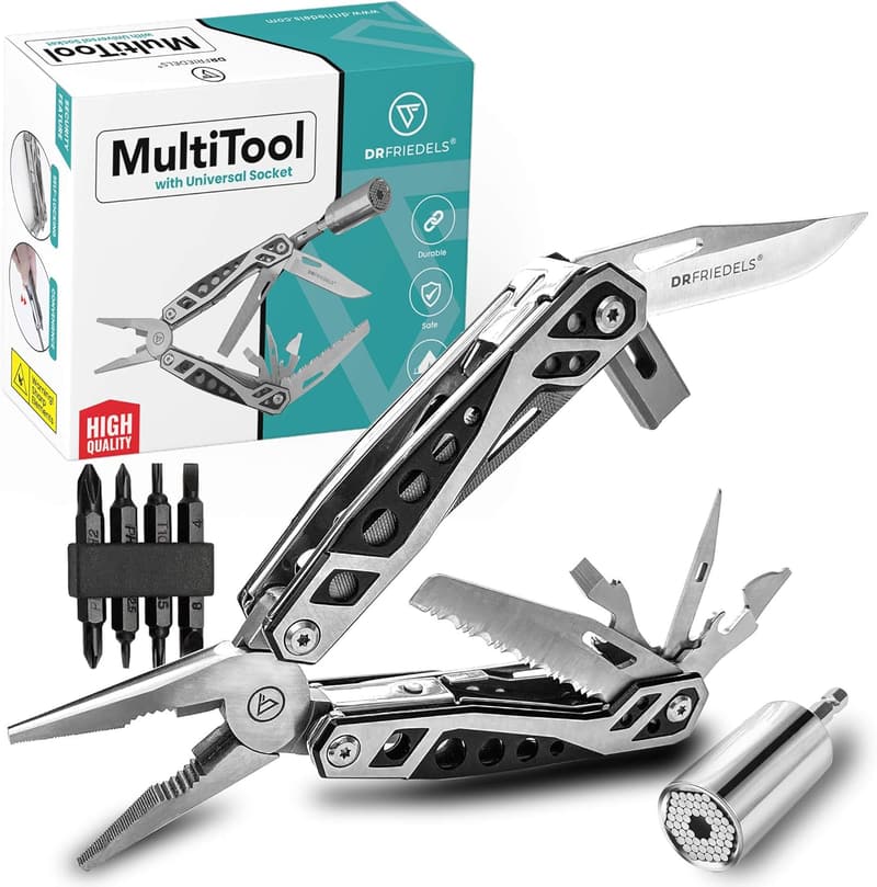 22-in-1 Stainless Steel Multi Tool for DIY Enthusiasts