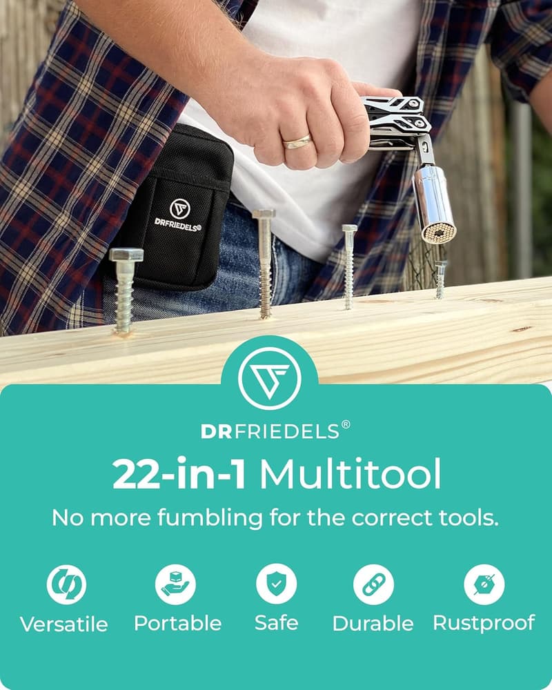 22-in-1 Stainless Steel Multi Tool for DIY Enthusiasts