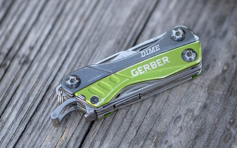 Gerber Dime EDC Multitool - 12-in-1 Mini Tool for Everyday Use