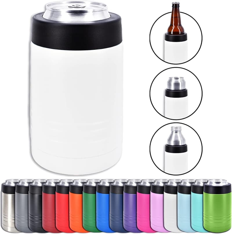 Stainless Steel 12 oz Vacuum Insulated Beverage Cooler