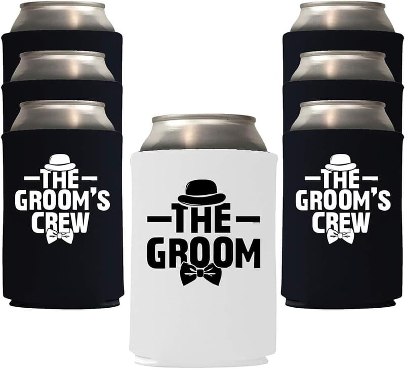 Bachelor Party Koozie Set for Groom and Groomsmen