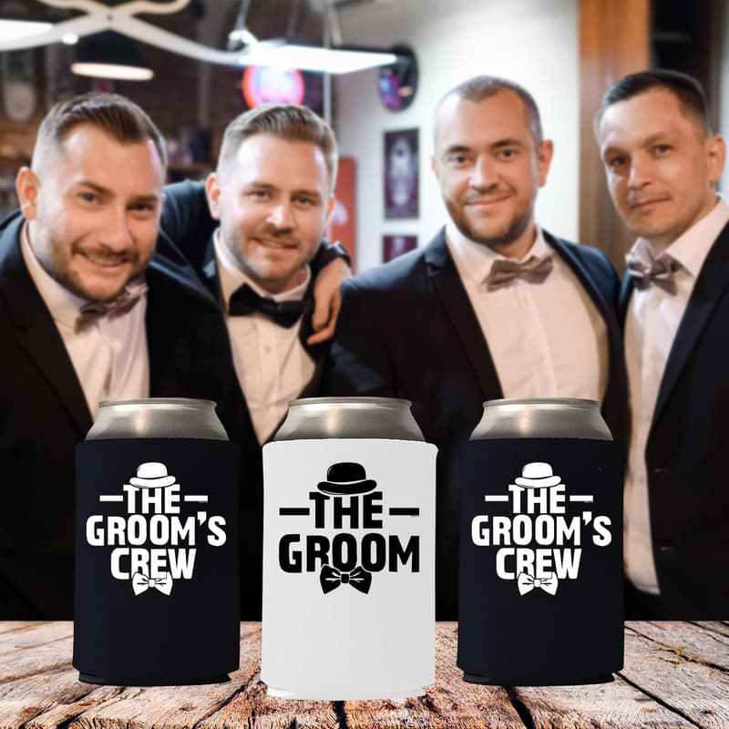 Bachelor Party Koozie Set for Groom and Groomsmen