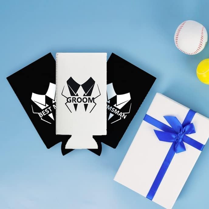 Bachelor Party Can Cooler Set for Groom & Groomsmen