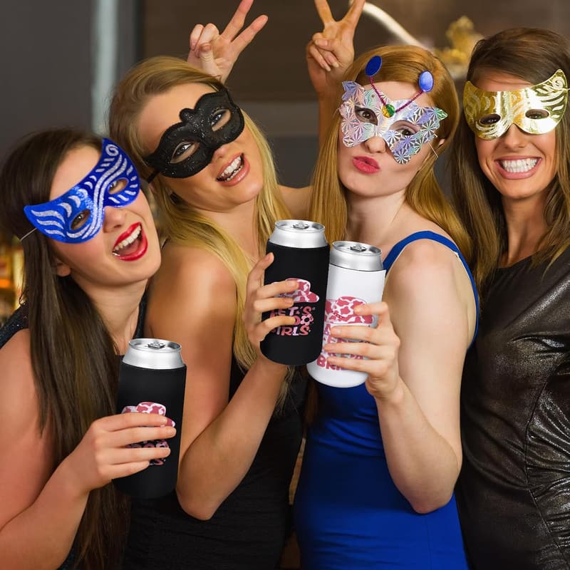 Bachelorette Party Beer Can Sleeves - 16 Pcs Insulated Holders