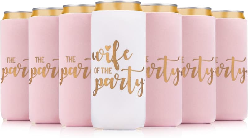 Bachelorette Party Can Coolers - Set of 12