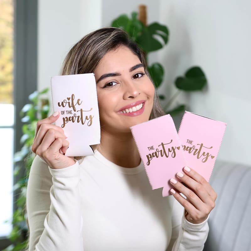 Bachelorette Party Can Coolers - Set of 12