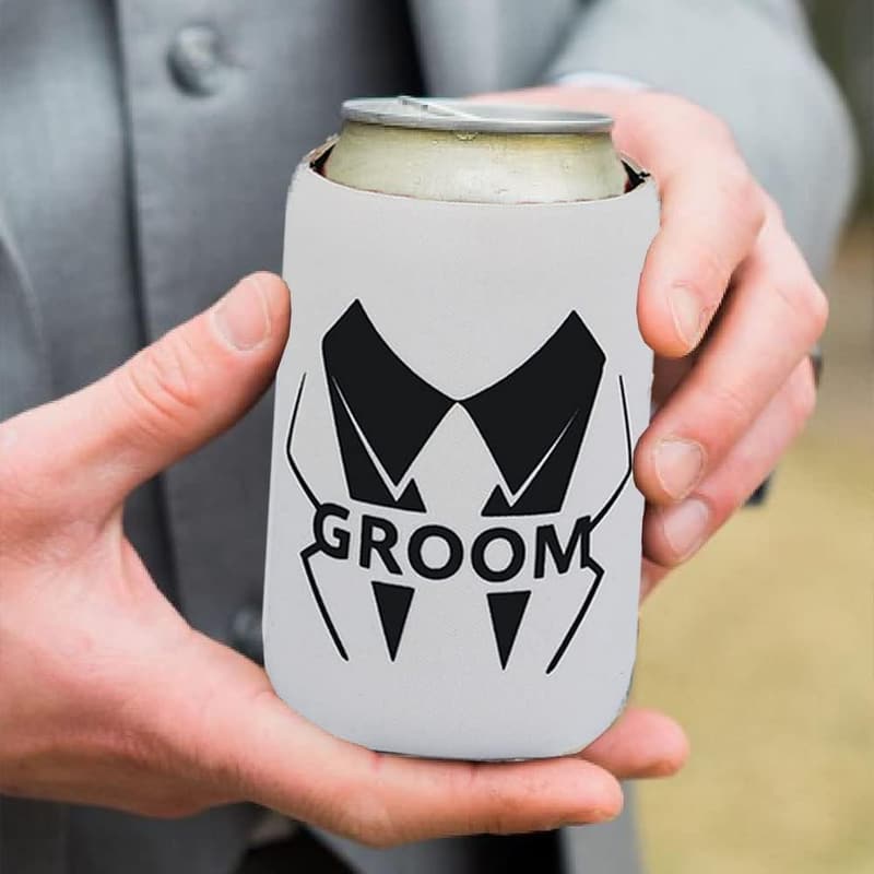 Bachelor Party Can Coolers Set for Groomsmen - 7 Pack