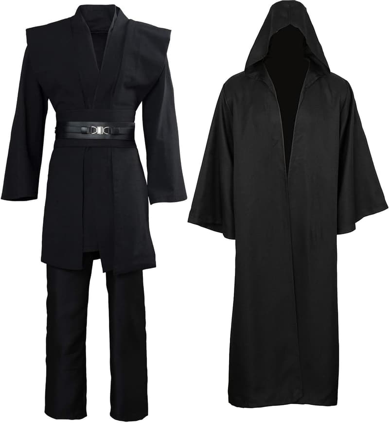 Halloween Men's Hooded Tunic Costume Set