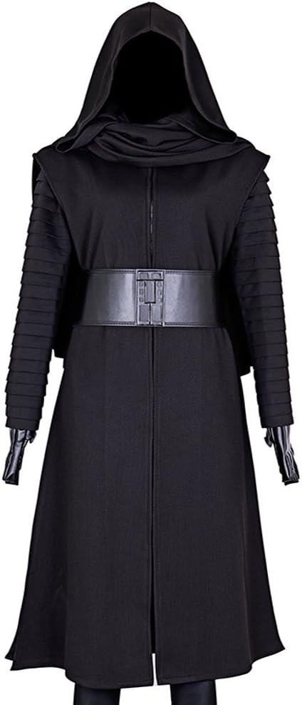 Kylo Ren Cosplay Costume for Men - Large Black Robes