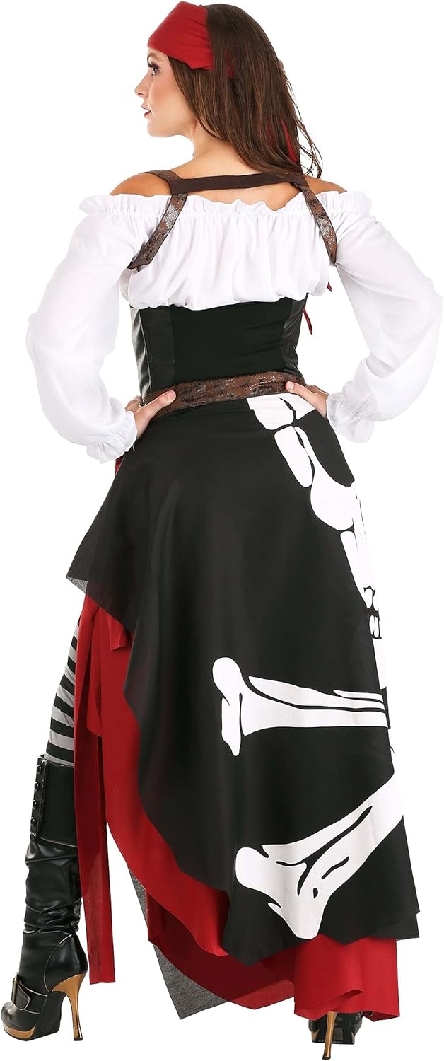 Halloween Women's Pirate Costume | Jolly Roger Dress Outfit