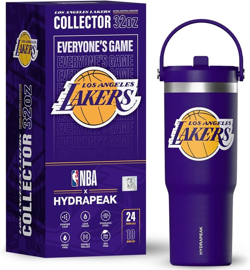 Los Angeles Lakers 32oz Stainless Steel Tumbler - Limited Edition