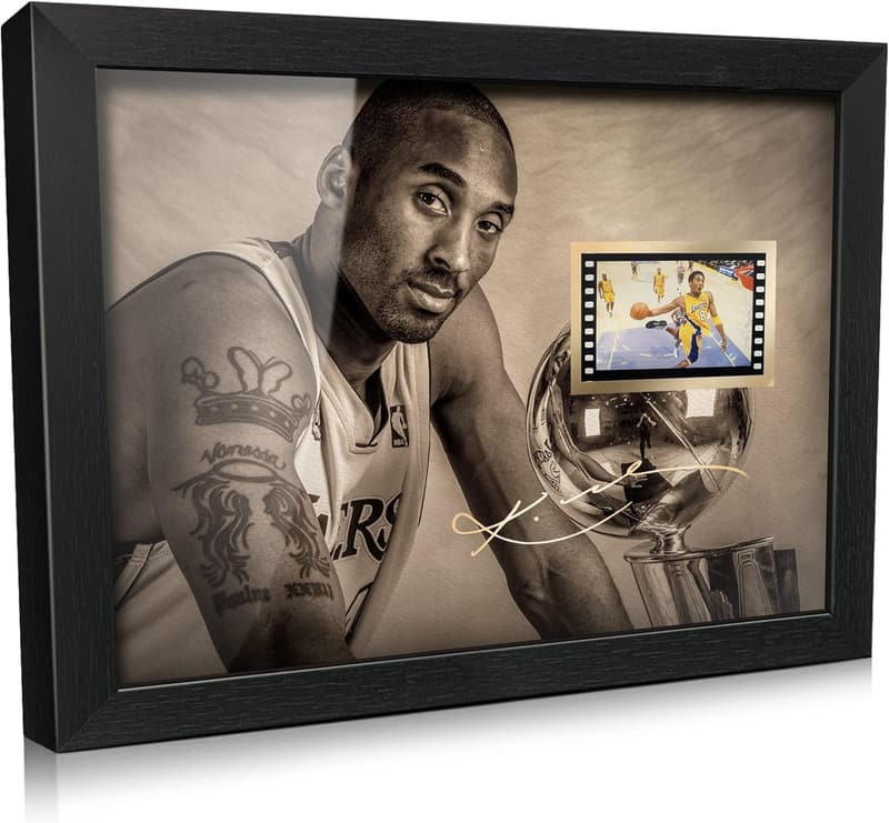 Kobe Bryant Framed Poster with Mini Film Cell - 8x6 Inches