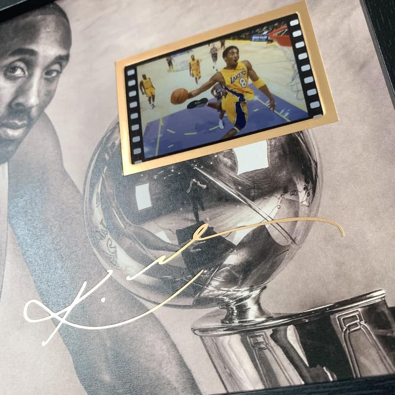 Kobe Bryant Framed Poster with Mini Film Cell - 8x6 Inches