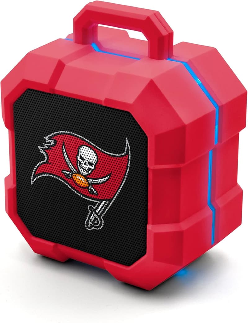 NFL Shockbox LED Bluetooth Speaker - Water-Resistant, 5+ Hours Playtime