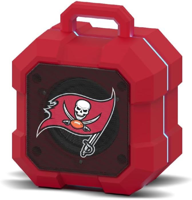 NFL Shockbox LED Bluetooth Speaker - Water-Resistant, 5+ Hours Playtime
