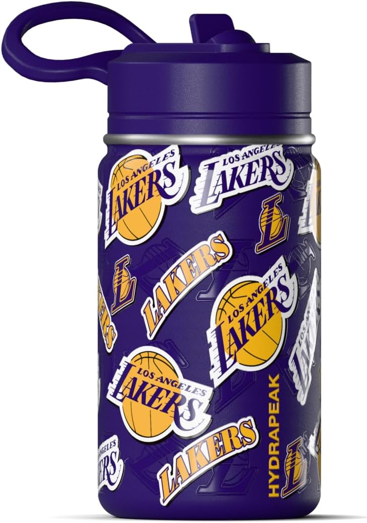 Los Angeles Lakers Kids Water Bottle - 14oz Stainless Steel
