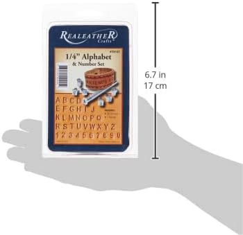 Alphabet and Number Stamp Set for Leather Crafting