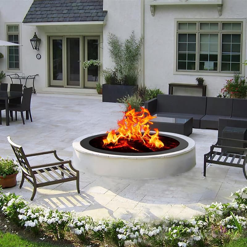 Large Steel Fire Pit Insert - 60
