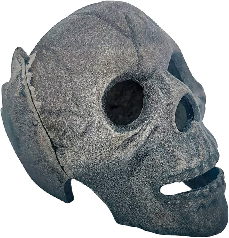 Halloween Fire Pit Skull Decor - Metal, 3-Pack, 4.5 Inch