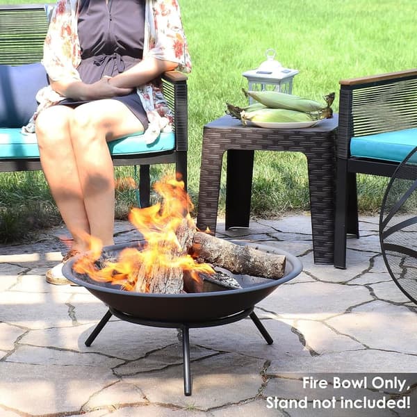 23-Inch Wood-Burning Fire Pit Bowl Replacement Insert