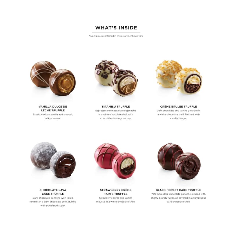 Birthday Chocolate Truffle Gift Box - Assorted Gourmet 12 pc