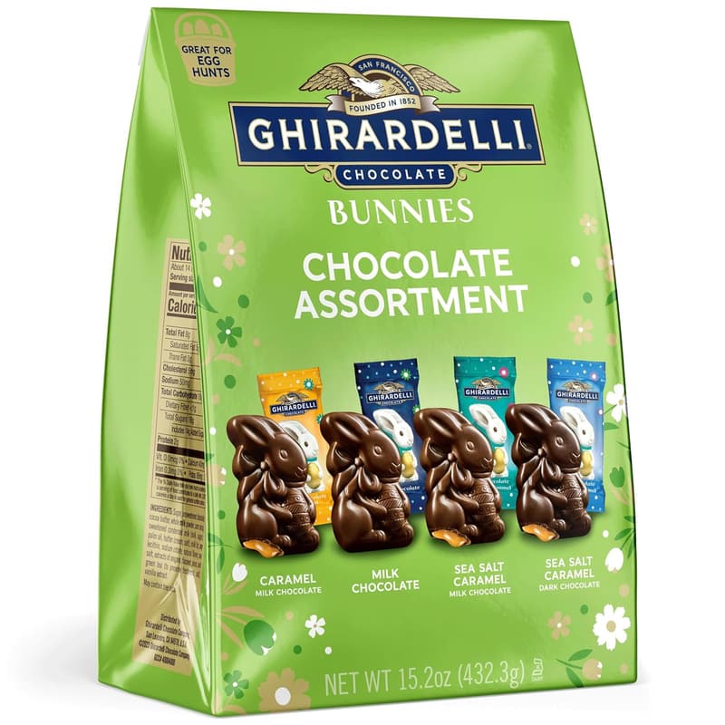 GHIRARDELLI Chocolate Bunnies Assortment, 15.2 Oz Bag