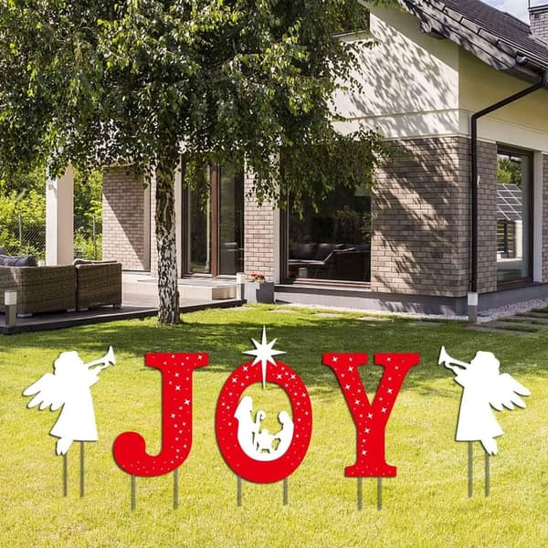 Outdoor Christmas Nativity Set - Joyful Religious Yard Decor