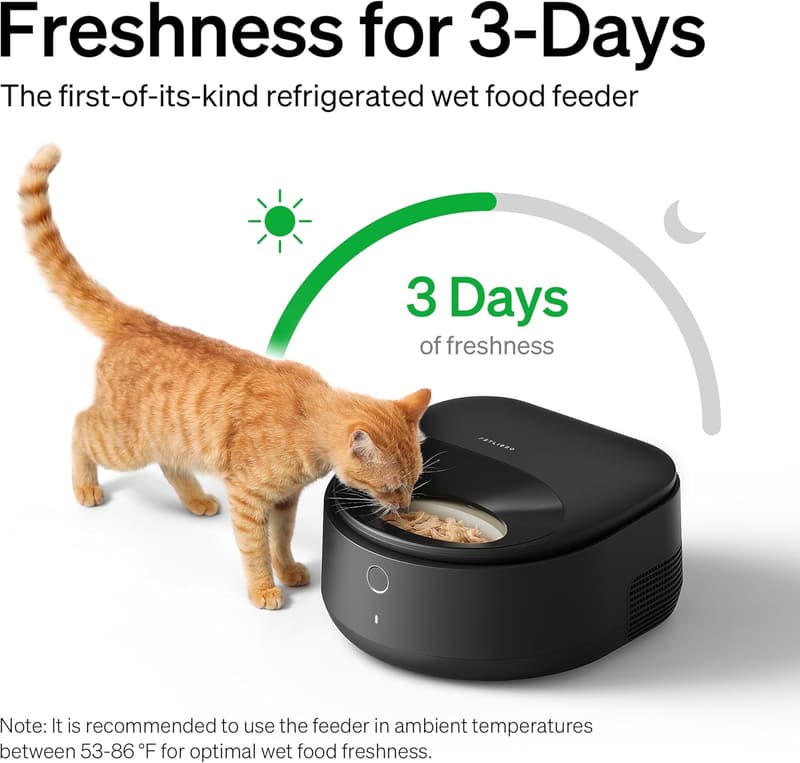 Smart Automatic Cat Feeder with APP Control & 3-Day Freshness