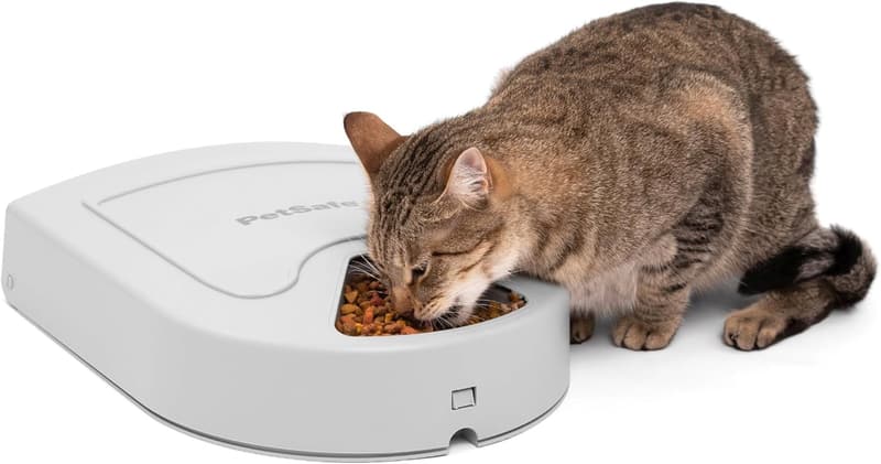 Automatic Dog Feeder for Multiple Pets - 5 Meals, 40 oz Capacity