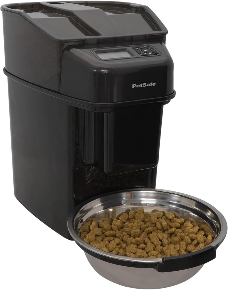 Automatic Pet Feeder with Programmable Portion Control - 24 Cups