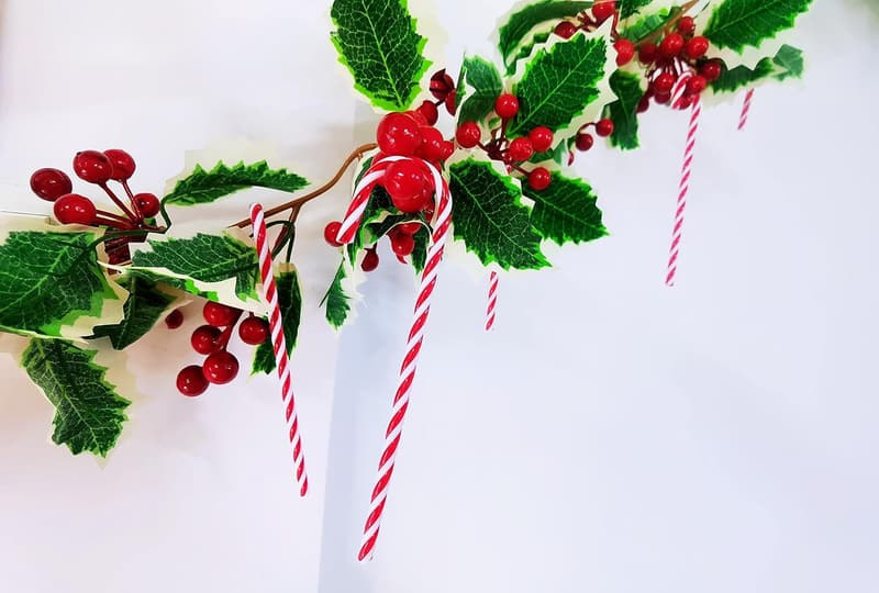 Christmas Candy Canes - 50 Pcs 5.9 Inch Red & White Ornaments