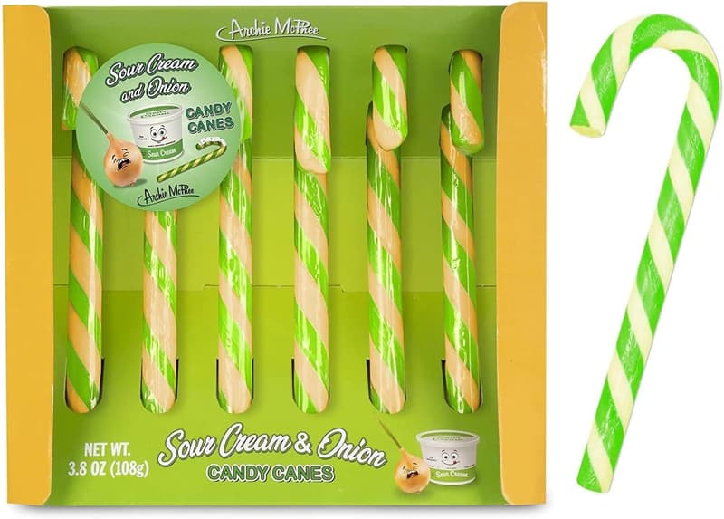 Sour Cream & Onion Candy Canes