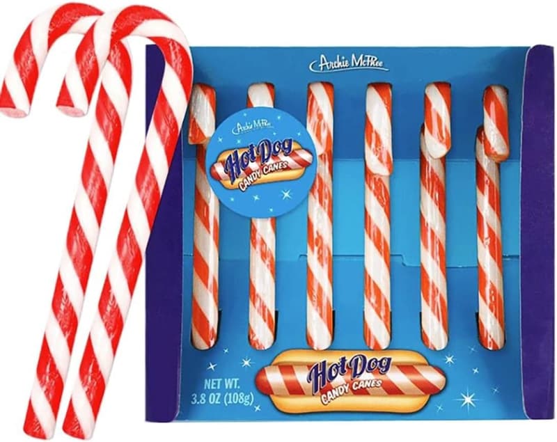Candy Cane Hot Dogs by McPhee