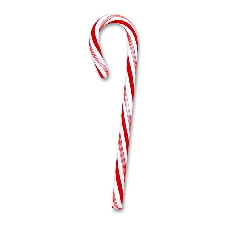 Classic Red and White Peppermint Candy Canes - Gluten Free, OU Kosher