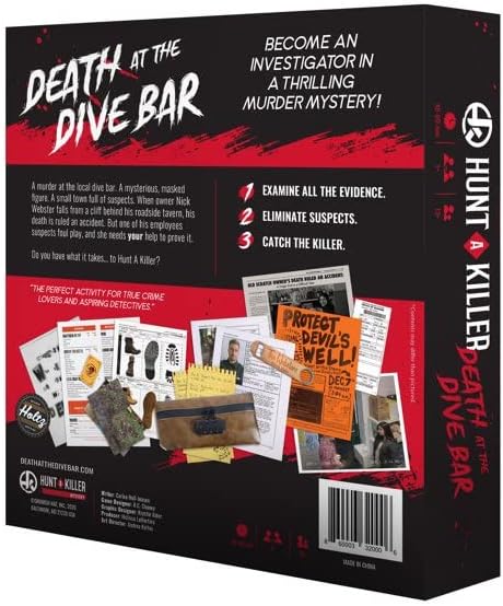 Death at the Dive Bar: Immersive Murder Mystery Game for Ages 14+