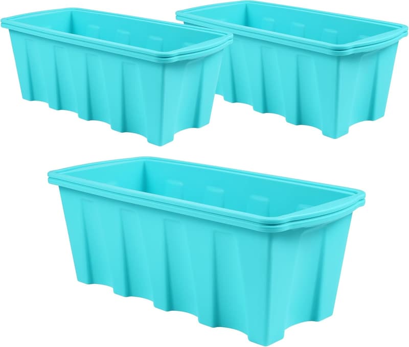 Extra Large Ice Block Mold - 3-Pack Reusable Silicone for Cold Plunge