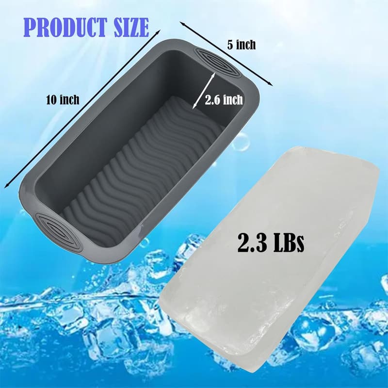 Large Silicone Ice Molds for Cold Plunge – 6 Pack